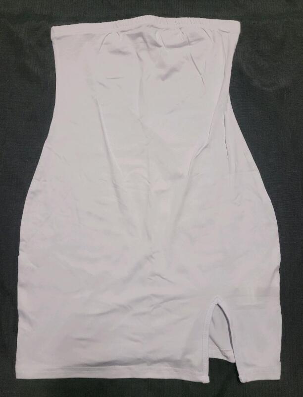 New Women's Sz. Medium White Midi Skirt