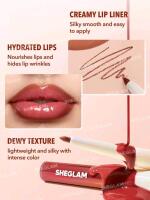New Sheglam Lip Rules Liner & Gloss Pen "Judgey Much"