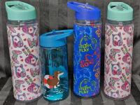 4 New Kid's Gamer Water Bottles