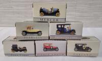Set of 6 Vintage Reader's Digest High Speed Diecast Model Cars w/Original Boxes .