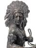 Indian Warrior on Horseback, After Frederick Remington "Warrior" Bronze on Marble Base, 3" &times; 5.8" &times; 7" Tall, Estimated Hammer Price $100-$200 - 2