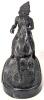 Indian Warrior on Horseback, After Frederick Remington "Warrior" Bronze on Marble Base, 3" &times; 5.8" &times; 7" Tall, Estimated Hammer Price $100-$200 - 3