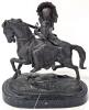 Indian Warrior on Horseback, After Frederick Remington "Warrior" Bronze on Marble Base, 3" &times; 5.8" &times; 7" Tall, Estimated Hammer Price $100-$200 - 4