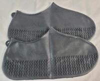 New Sz. XL (10-11) Black Silicone Waterproof Shoe Covers.