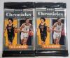 2021 Panini Chronicles NBA Basketball Draft Picks Sealed Wax Packs &times;2 & 2023-24 Panini Prizm Monopoly NBA Basketball Sealed Wax Pack &times;1 - 2