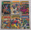 Marvel Comics Peter Parker, The Spectacular Spiderman Issues #54, 51, 47, 46, 34, 35