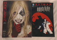 DC Comics Black Label Harleen Hardcover and Batman Bruce Wayne Murderer? Trade Paperback