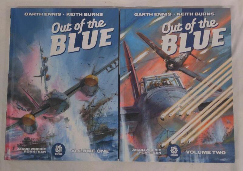 As New Out of the Blue Vol 1 & 2 by Garth Ennis Hardcover, Complete Set