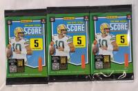 2025 Score NFL Football Sealed Trading Card Wax Packs , Three (3) Sealed Wax Packs