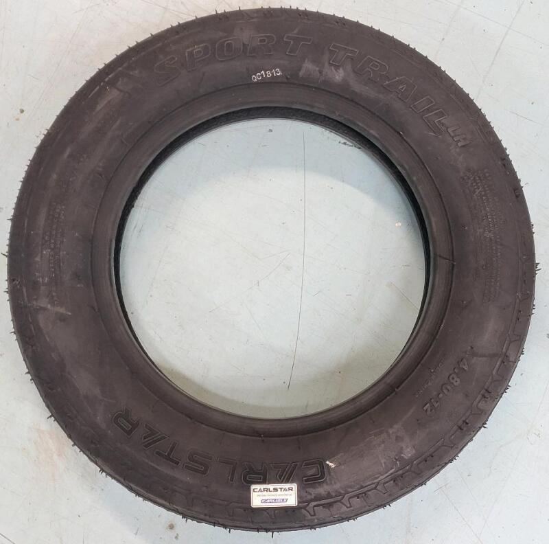 New - Carlstar Sport Trail LH 4.80-12 Trailer Tire (no rim - tire only)