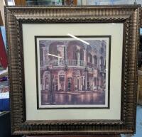 Vintage Framed Print by "B.Brown". 31.5" by 31.5" with Frame