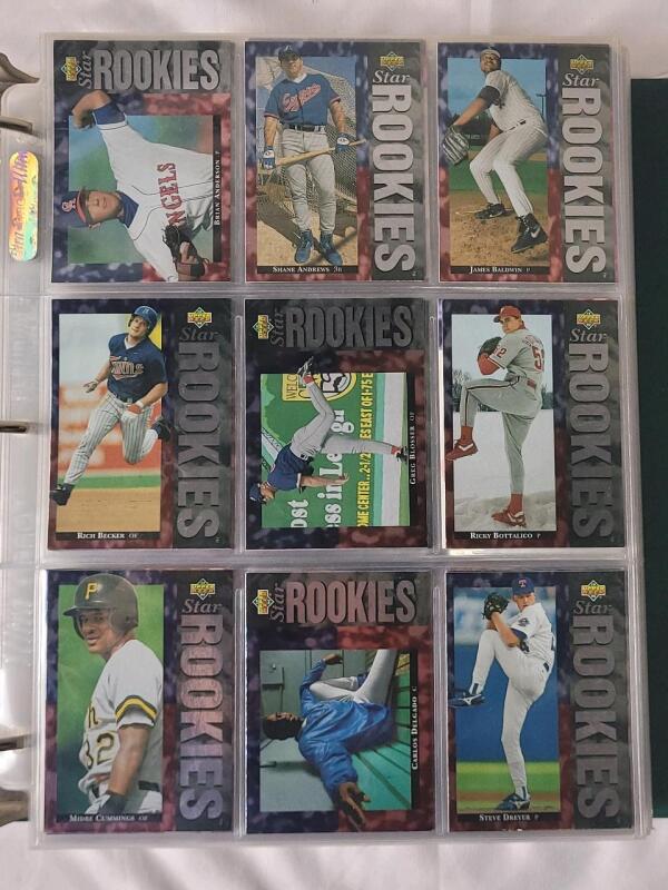 1994 Upper Deck MLB Baseball Trading Card Set . Includes #19 Michael Jordan RC - Missing #24 Alex Rodriguez RC . Plus Mickey Mantle Long Shots Subset - Complete