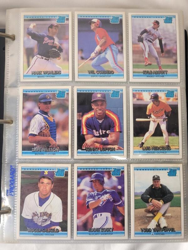 1992 Donruss MLB Baseball Trading Card Base Set - Complete #1 - #784 . Plus Diamond Kings Sub-Set - Complete #1 - #27