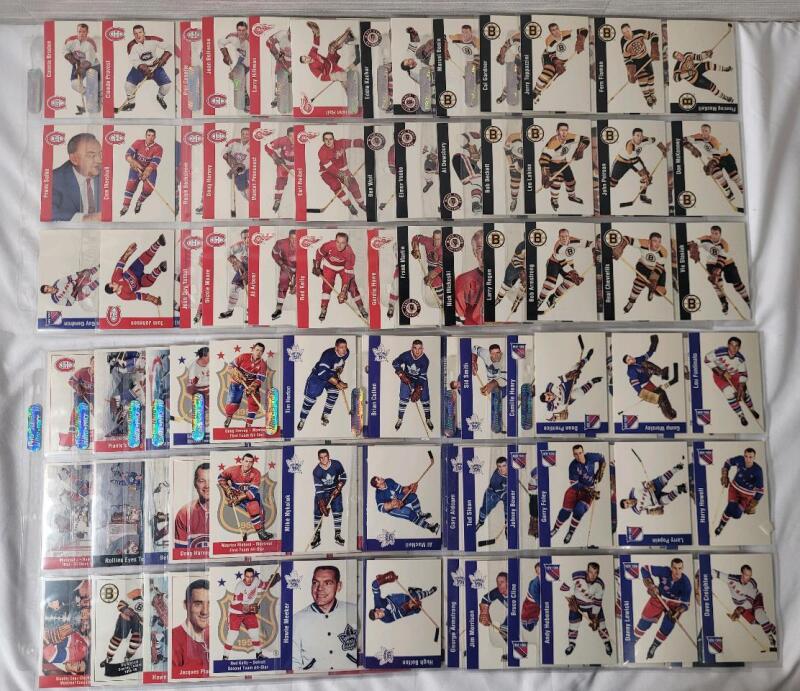 1994 Parkhurst Missing Link 1956-57 NHL Hockey Trading Card Set - 180 Card Complete Set w/2 Sub-Set Cards