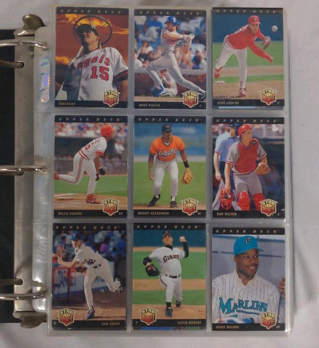 1993 Upper Deck Baseball Card, Set 1 to 840, includes "t" insert cards.