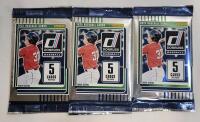 2025 Panini Donruss MLB Baseball Sealed Trading Card Wax Packs , Three (3) Sealed Wax Packs