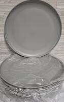 12 New Plastic Dinner Plates 10.5" Diameter - Dishwasher Safe