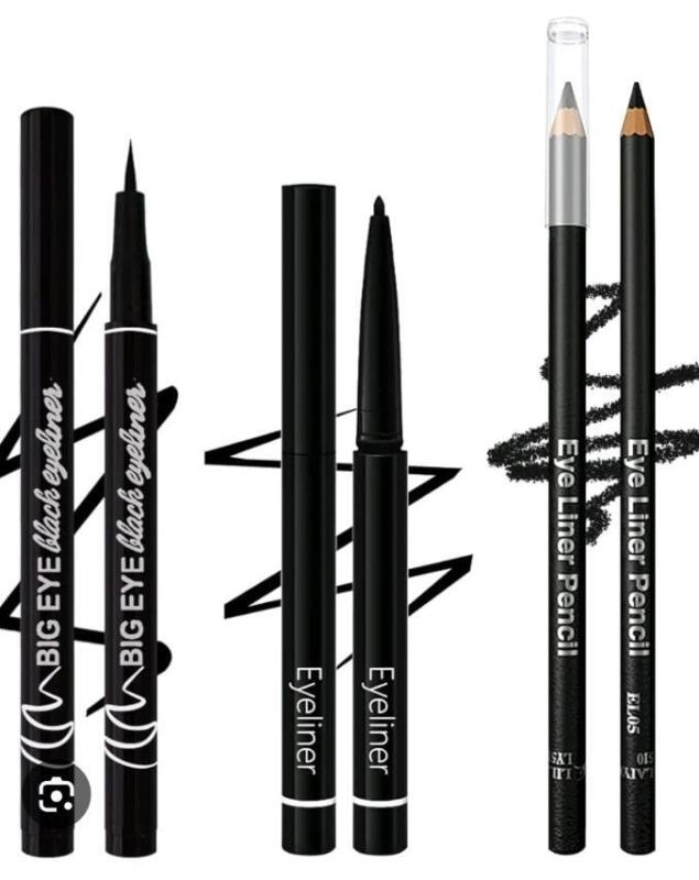 3 New Eyeliners - Black