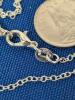 2 New Brilliant Dainty Stamped 925 Chains, 18" Long - 4
