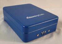 Sentry Safe Home Mini Safe . Measures 6"&times;8"&times;2.5" (inside 5"&times;6.5"&times;1 &frac34;) . Winning bidder will receive combination