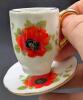 Child's Size Adeline Collection 10-Piece Poppy Mini Tea Set With Box, Up To 4.75" Tall, No Chips or Cracks - 3