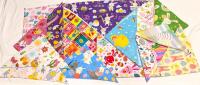 12+ New Spring & Easter-Themed Dog + Pet Bandanas, 25" Across &times; 12" Long