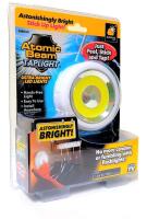 New As Seen On TV ATOMIC BEAM TAPLIGHT Ultra Bright LED Stick-Up Light, Install Anywhere, Uses 3 AAA Batteries (Not Included) , 3" Diameter