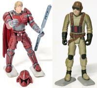 Vintage 1996 Luke Skywalker (Imperial Guard Disguise) Shadows of the Empire & 1997 Star Wars Expanded Universe Speeder Bike Rebel Pilot Only, 3.75" Kenner Action Figures