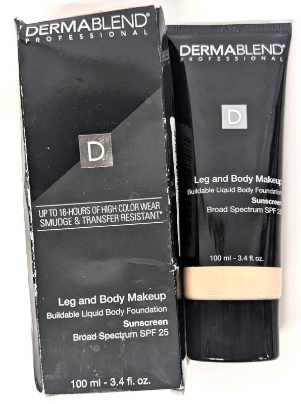 [EXP 11/2025] New Sealed Dermablend Leg and Body Makeup, Tinted (Fair Nude On) SPF 25 Sunscreen, 100ml