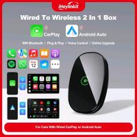 As-New iHeylinkit 2-In-One Carplay / Android Auto Adapter, Plug & Play, USB-C Connector/Power Cable, Tested For Power