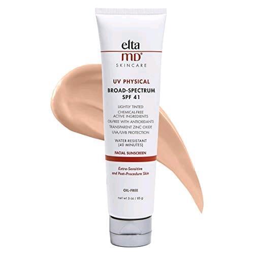 New Sealed ELTA MD UV Physical 41SPF Tinted Face Sunscreen, Water Resistant (40 Minutes), Matte Finish For Normal to Oily Skin, 85g, EXP 07/2026, Retails Over $70