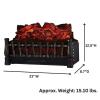New - Comfort Glow Electric Log Insert Heater with Firebox Flame Projection . 5000 BTUs of Heat . Model # ELCG251 . Retail $145 - 4