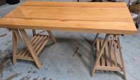 IKEA Tornliden Dining Table with Built-In Shelf Legs 59" L by 29.5 " W & 30" Tall