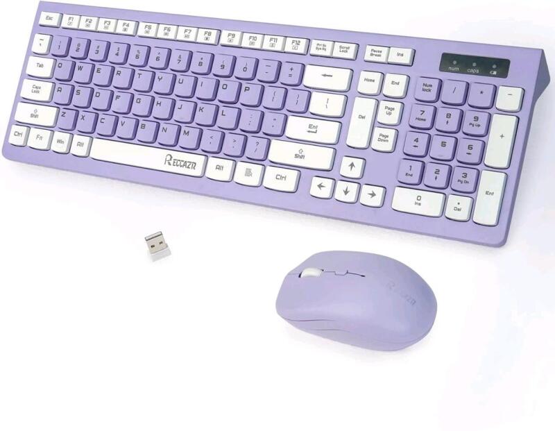 New Reccazr Bluetooth Office Keyboard & Mouse