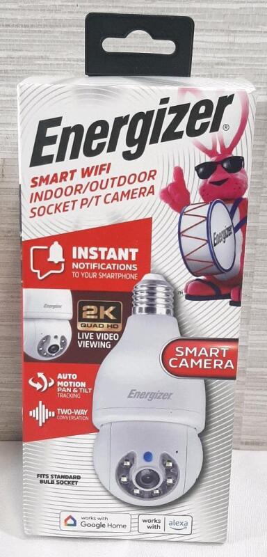 As New Energizer 2K Smart WiFi Indoor/Outdoor Socket Camera | Retails for $79.99