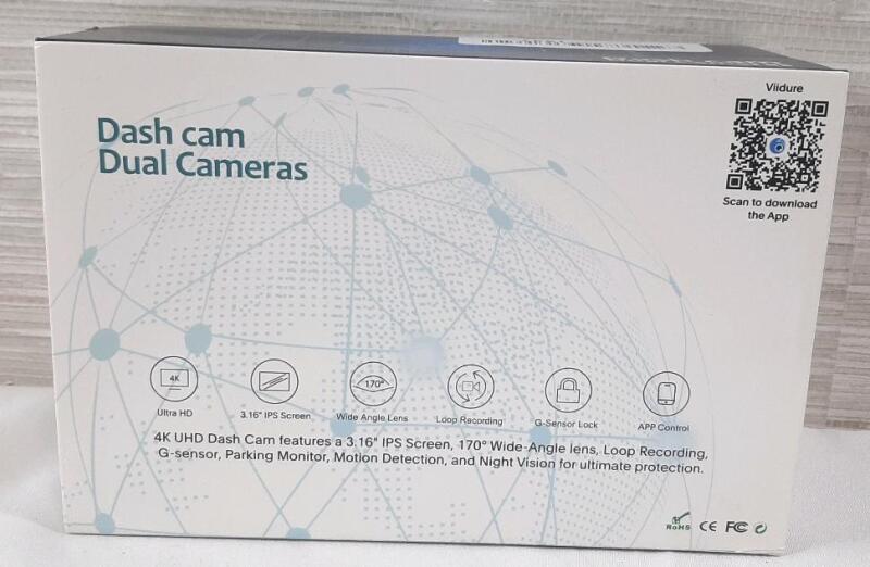 New 4K Dash Cam Dual Camera