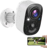 As New MaxiViz Outdoor Security Camera Wireless, Battery Powered Security Camera with 2K Color Night Vision, Outside Camera with AI Motion Detection, 2-Way Talk, IP66 Weatherproof, SD/Cloud Storage