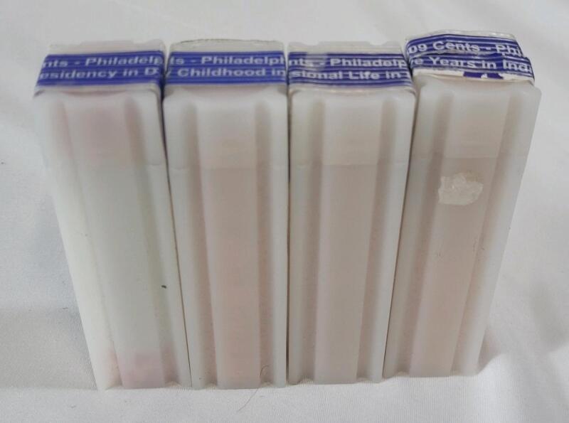 2009 USA One Cent Penny Rolls , Philadelphia Mint . 3 Sealed , 1 Open .