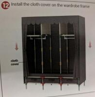 [See Description] New Leaijiafy Portable Armoire. 51" wide.