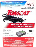 New TOMCAT Mouse Killer Disposable Bait Station, Enough Bait For Up To 48 Mice! 4 &times; 28g Bait Blocks