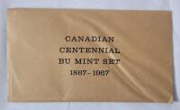 1967 (1867-) Canadian Silver Centennial Brilliant Uncirculated Mint Silver Coin Set Sealed in Original Canadian Mint Envelope - Never Opened
