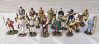 21 Metal Civil War to Modern Soldier Miniatures .