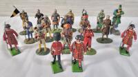 19 Metal Medieval & Beefeater Soldier Miniatures .