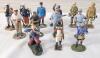 13 Metal Various Military Soldier Miniatures -Medieval to Modern