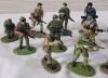 16 Metal Modern Military Soldier Miniatures . - 2
