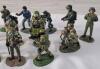 16 Metal Modern Military Soldier Miniatures . - 3