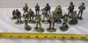 16 Metal Modern Military Soldier Miniatures . - 4
