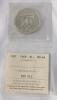 1949 Canadian Silver One Dollar Coin . ICCS Graded MS-64 .