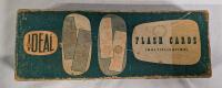 Vintage Ideal Multiplication Flash Cards in Original Box. 9" Long.