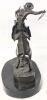 [Rare] Signed Vintage FREDERIC REMINGTON Bronco Buster Bronze Statue Atop Marble Base, 10.75" Tall, Estimated Hammer Price $800 - $1,200+ - 6